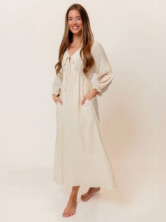 Worth Collective Dresses & Skirts - NWT, Worth Collective Hunter Dress, 100% Cotton, Baby Pink Plaid, Medium